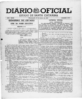 Diário Oficial do Estado de Santa Catarina. Ano 23. N° 5776 de 15/01/1957