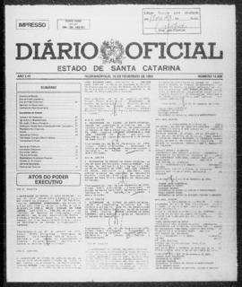 Diário Oficial do Estado de Santa Catarina. Ano 57. N° 14629 de 16/02/1993