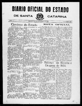 Diário Oficial do Estado de Santa Catarina. Ano 1. N° 283 de 20/02/1935