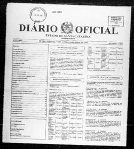 Diário Oficial do Estado de Santa Catarina. Ano 71. N° 17624 de 26/04/2005