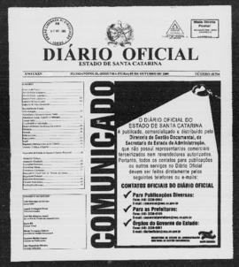 Diário Oficial do Estado de Santa Catarina. Ano 75. N° 18704 de 05/10/2009