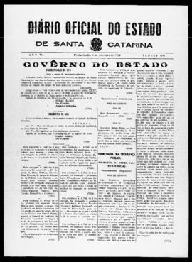 Diário Oficial do Estado de Santa Catarina. Ano 6. N° 1581 de 04/09/1939