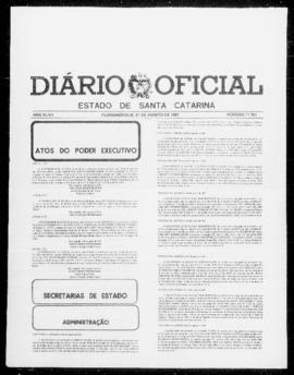 Diário Oficial do Estado de Santa Catarina. Ano 47. N° 11791 de 21/08/1981