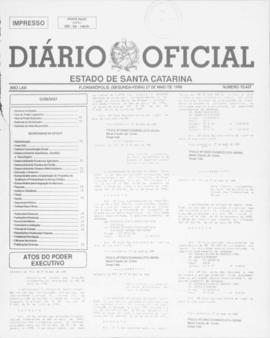 Diário Oficial do Estado de Santa Catarina. Ano 63. N° 15437 de 27/05/1996