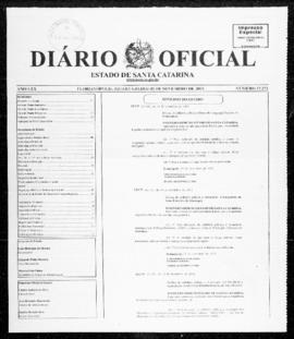 Diário Oficial do Estado de Santa Catarina. Ano 70. N° 17272 de 05/11/2003