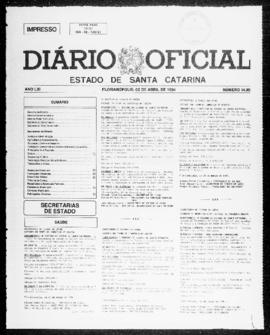 Diário Oficial do Estado de Santa Catarina. Ano 61. N° 14906 de 05/04/1994