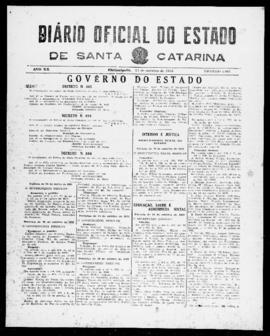 Diário Oficial do Estado de Santa Catarina. Ano 20. N° 5007 de 22/10/1953