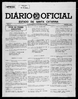 Diário Oficial do Estado de Santa Catarina. Ano 52. N° 12763 de 01/08/1985