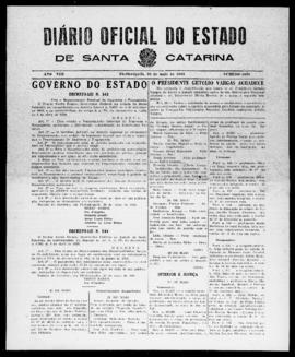 Diário Oficial do Estado de Santa Catarina. Ano 8. N° 2023 de 30/05/1941
