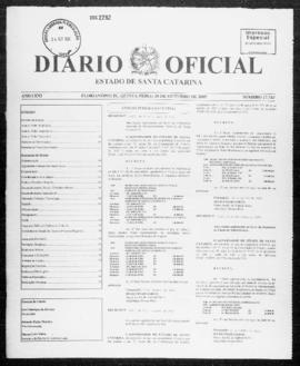 Diário Oficial do Estado de Santa Catarina. Ano 71. N° 17747 de 20/10/2005