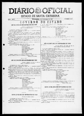Diário Oficial do Estado de Santa Catarina. Ano 26. N° 6447 de 18/11/1959