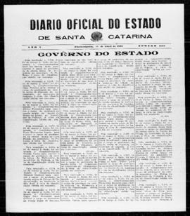 Diário Oficial do Estado de Santa Catarina. Ano 5. N° 1182 de 11/04/1938