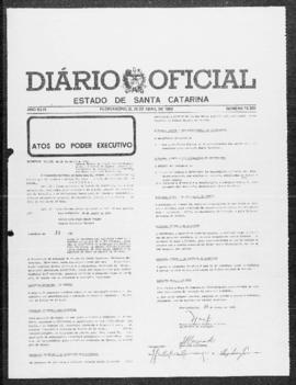 Diário Oficial do Estado de Santa Catarina. Ano 49. N° 12203 de 29/04/1983