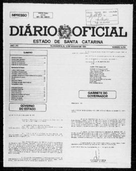 Diário Oficial do Estado de Santa Catarina. Ano 58. N° 14751 de 13/08/1993