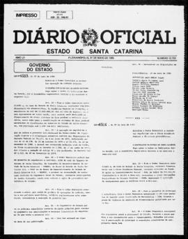 Diário Oficial do Estado de Santa Catarina. Ano 52. N° 12720 de 31/05/1985