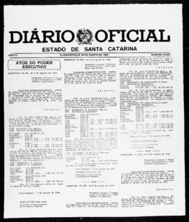 Diário Oficial do Estado de Santa Catarina. Ano 51. N° 12524 de 09/08/1984