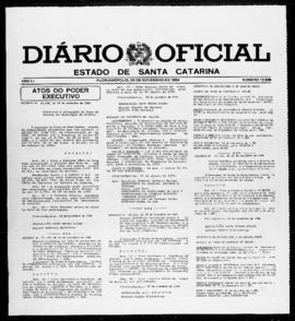 Diário Oficial do Estado de Santa Catarina. Ano 51. N° 12598 de 29/11/1984