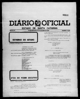 Diário Oficial do Estado de Santa Catarina. Ano 47. N° 11819 de 01/10/1981