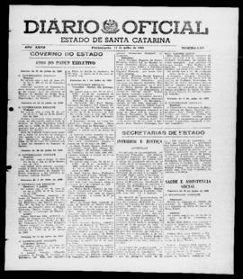 Diário Oficial do Estado de Santa Catarina. Ano 27. N° 6597 de 11/07/1960