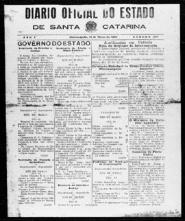 Diário Oficial do Estado de Santa Catarina. Ano 5. N° 1165 de 21/03/1938