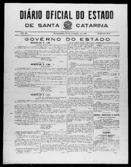 Diário Oficial do Estado de Santa Catarina. Ano 11. N° 2870 de 30/11/1944