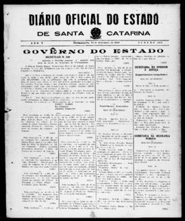 Diário Oficial do Estado de Santa Catarina. Ano 5. N° 1374 de 16/12/1938