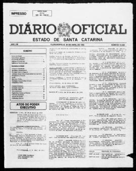 Diário Oficial do Estado de Santa Catarina. Ano 57. N° 14432 de 30/04/1992