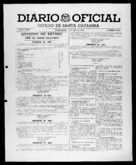 Diário Oficial do Estado de Santa Catarina. Ano 25. N° 6083 de 05/05/1958