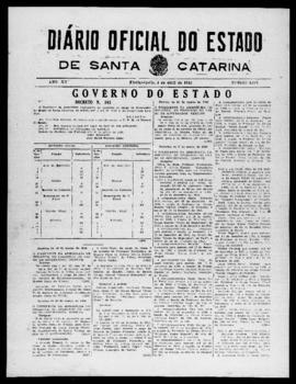 Diário Oficial do Estado de Santa Catarina. Ano 16. N° 3913 de 04/04/1949