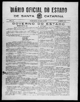 Diário Oficial do Estado de Santa Catarina. Ano 10. N° 2473 de 05/04/1943