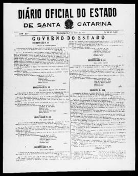 Diário Oficial do Estado de Santa Catarina. Ano 14. N° 3460 de 07/05/1947