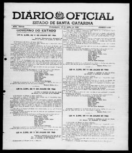 Diário Oficial do Estado de Santa Catarina. Ano 27. N° 6599 de 13/07/1960