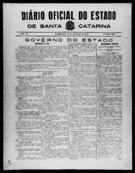Diário Oficial do Estado de Santa Catarina. Ano 10. N° 2628 de 24/11/1943
