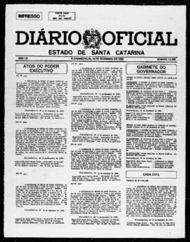 Diário Oficial do Estado de Santa Catarina. Ano 53. N° 13106 de 16/12/1986