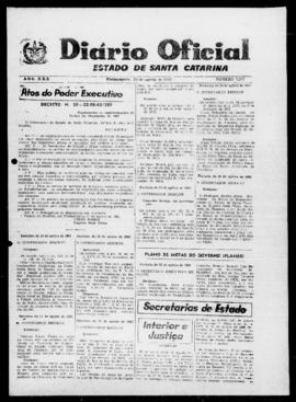 Diário Oficial do Estado de Santa Catarina. Ano 30. N° 7362 de 26/08/1963