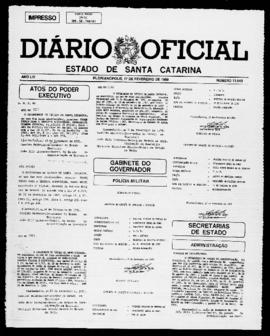 Diário Oficial do Estado de Santa Catarina. Ano 54. N° 13643 de 17/02/1989