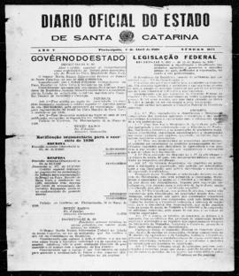 Diário Oficial do Estado de Santa Catarina. Ano 5. N° 1175 de 01/04/1938