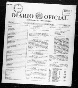 Diário Oficial do Estado de Santa Catarina. Ano 71. N° 17696 de 08/08/2005