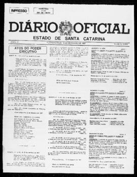 Diário Oficial do Estado de Santa Catarina. Ano 53. N° 13353 de 16/12/1987