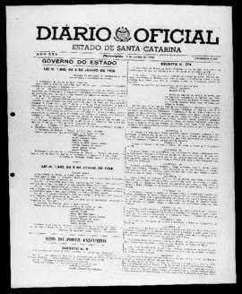 Diário Oficial do Estado de Santa Catarina. Ano 25. N° 6106 de 09/06/1958