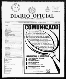 Diário Oficial do Estado de Santa Catarina. Ano 74. N° 18461 de 06/10/2008