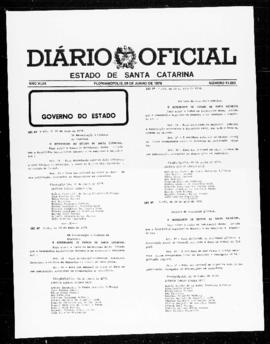 Diário Oficial do Estado de Santa Catarina. Ano 43. N° 11000 de 09/06/1978