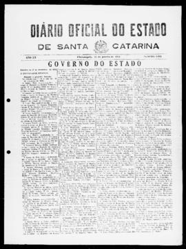 Diário Oficial do Estado de Santa Catarina. Ano 20. N° 5061 de 21/01/1954