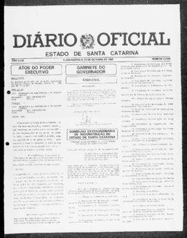 Diário Oficial do Estado de Santa Catarina. Ano 49. N° 12325 de 24/10/1983