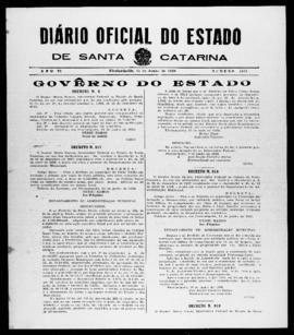 Diário Oficial do Estado de Santa Catarina. Ano 6. N° 1515 de 15/06/1939