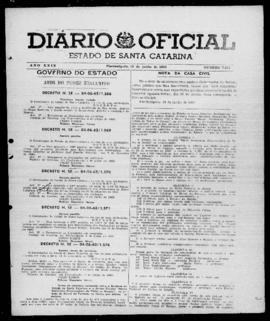 Diário Oficial do Estado de Santa Catarina. Ano 29. N° 7074 de 20/06/1962