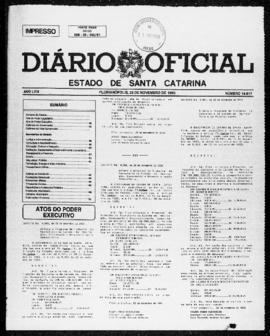 Diário Oficial do Estado de Santa Catarina. Ano 58. N° 14817 de 23/11/1993