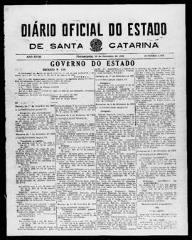Diário Oficial do Estado de Santa Catarina. Ano 18. N° 4598 de 13/02/1952