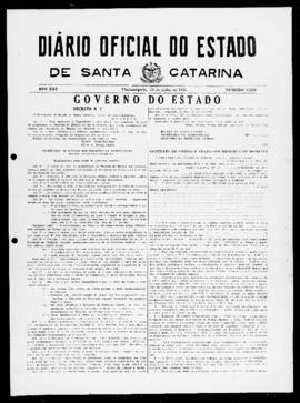 Diário Oficial do Estado de Santa Catarina. Ano 21. N° 5180 de 22/07/1954