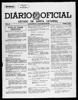 Diário Oficial do Estado de Santa Catarina. Ano 53. N° 13078 de 06/11/1986